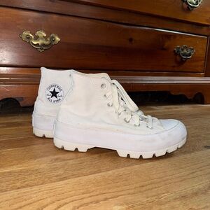 Converse Off-White High-Top Sneakers
